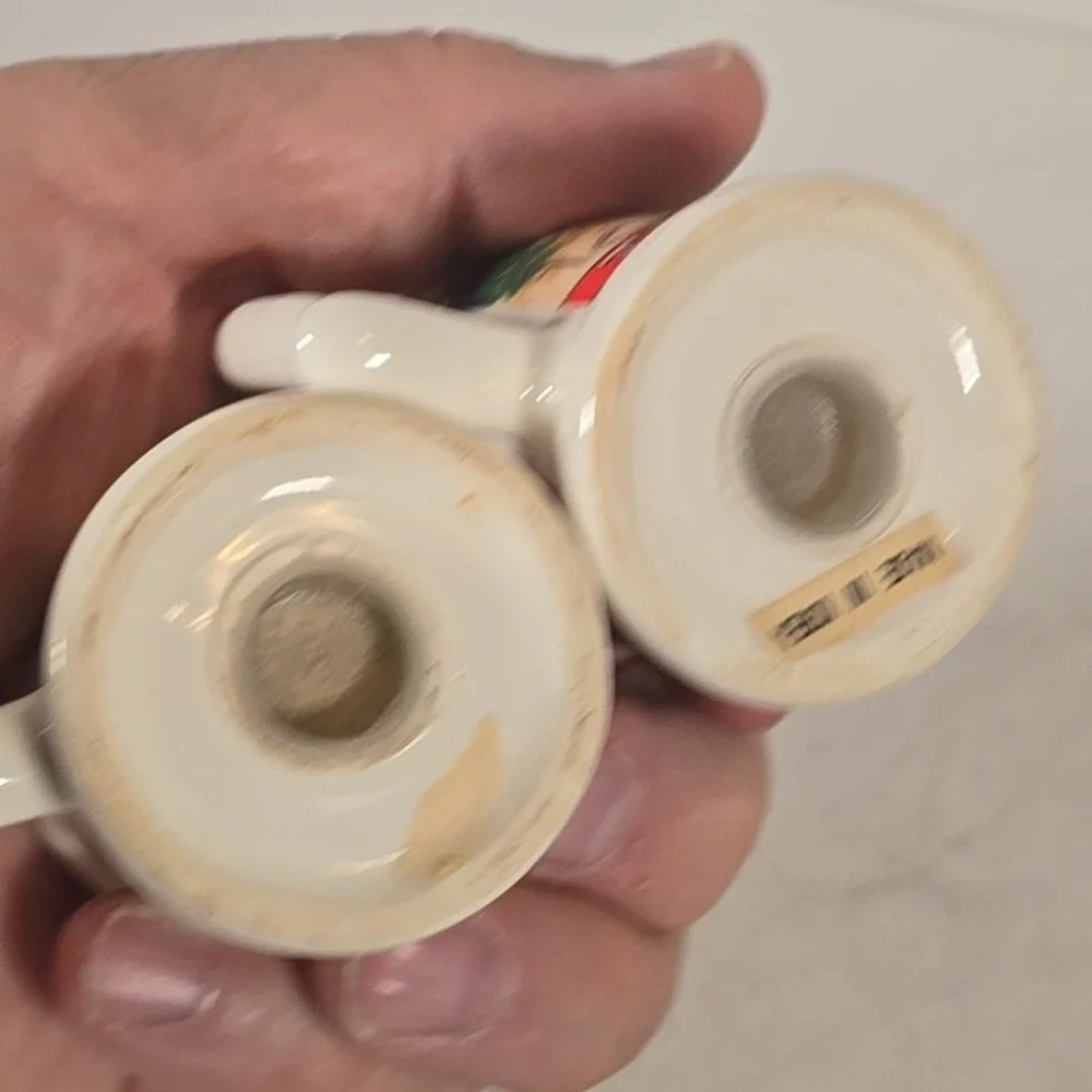 Vtg Collectible Souvenier Texas Beer Stein Shaped Ceramic Salt & Pepper Shakers‎